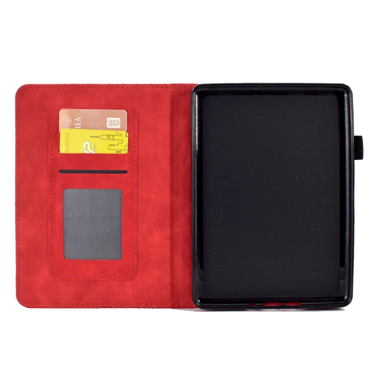 For Amazon Kindle PaperWhite 4 / 3 / 2 / 1 Rhombus Embossed Leather Tablet Case(Red) - Amazon by PMC TechLife | Online Shopping South Africa | PMC TechLife | Buy Now Pay Later Mobicred