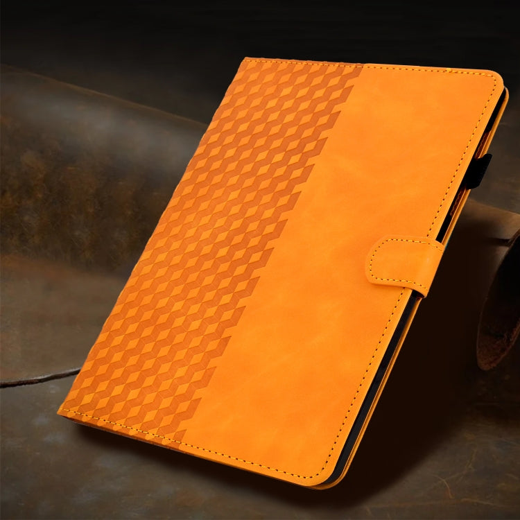 For Amazon Kindle PaperWhite 4 / 3 / 2 / 1 Rhombus Embossed Leather Tablet Case(Khaki) - free shipping - PMC TechLife - Order now!