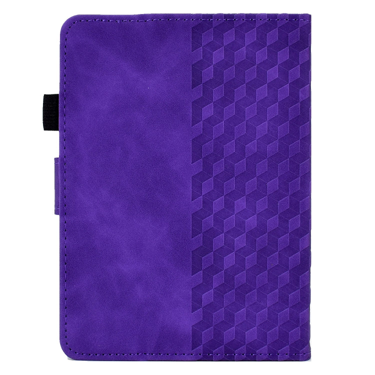 For Amazon Kindle PaperWhite 4 / 3 / 2 / 1 Rhombus Embossed Leather Tablet Case(Purple) - free shipping - PMC TechLife - Order now!