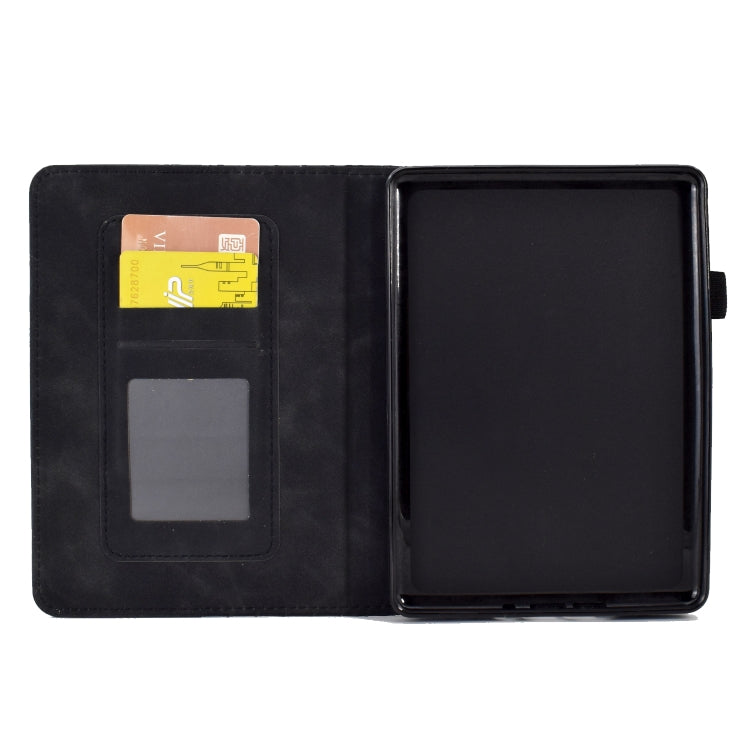 For Amazon Kindle PaperWhite 4 / 3 / 2 / 1 Rhombus Embossed Leather Tablet Case(Black) - Amazon by PMC TechLife | Online Shopping South Africa | PMC TechLife | Buy Now Pay Later Mobicred