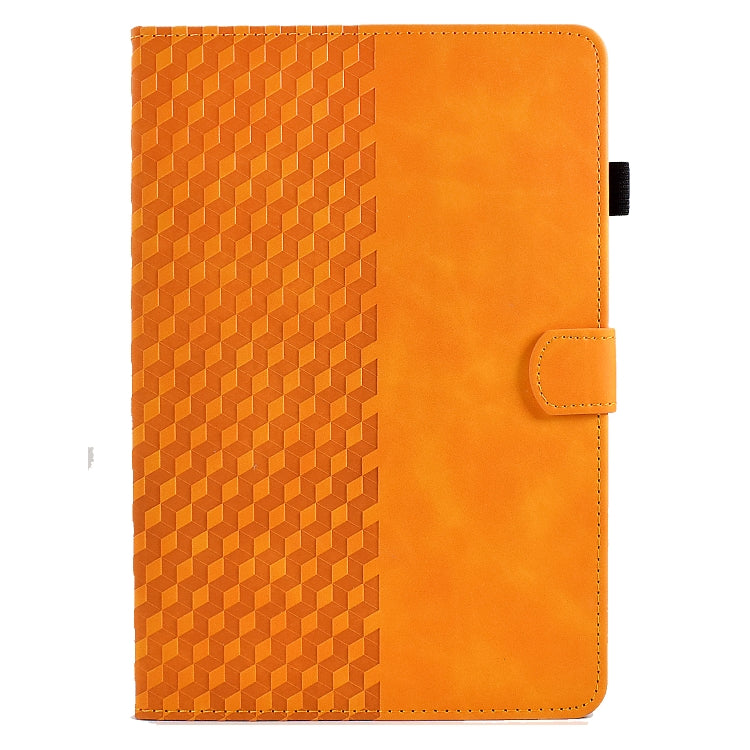 For Amazon Kindle Fire HD8 2020 Rhombus Embossed Leather Tablet Case(Khaki) - Amazon by PMC TechLife | Online Shopping South Africa | PMC TechLife | Buy Now Pay Later Mobicred