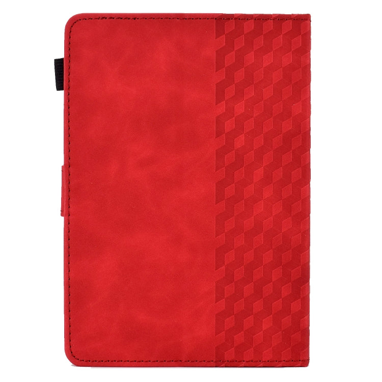 For 7.0 inch Universal Tablet Rhombus Embossed Leather Case(Red) - free shipping - PMC TechLife - Order now!