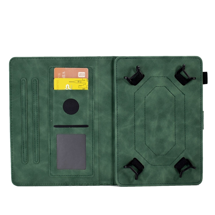 For 10.0 inch Universal Tablet Rhombus Embossed Leather Case(Green) - free shipping - PMC TechLife - Order now!