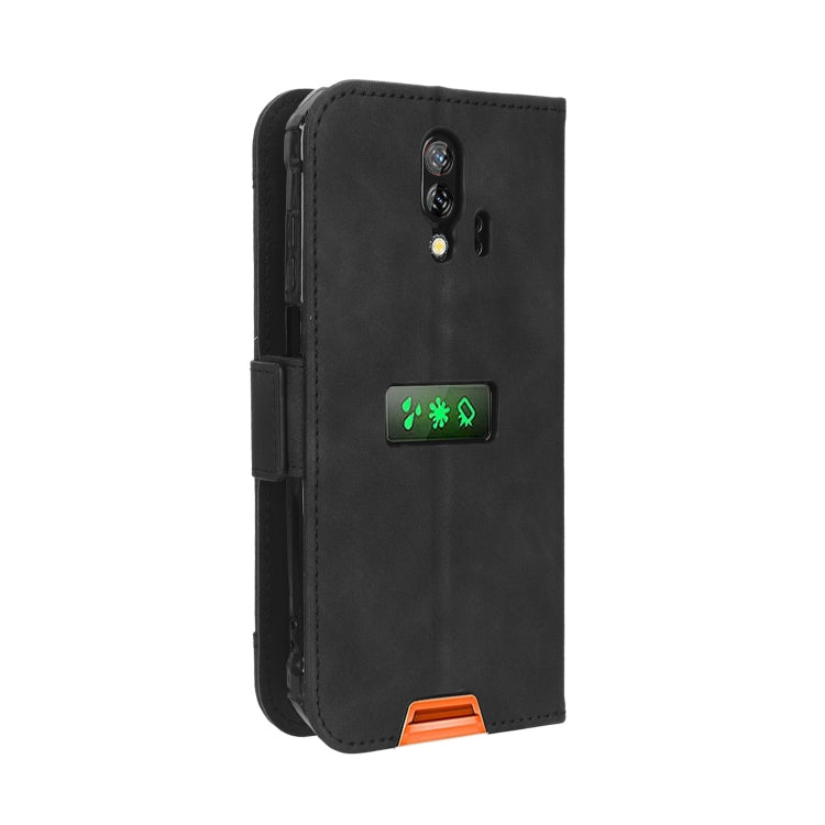 For Blackview BV7200 Skin Feel Calf Texture Card Slots Leather Phone Case(Black) - More Brand by PMC TechLife | Online Shopping South Africa | PMC TechLife | Buy Now Pay Later Mobicred