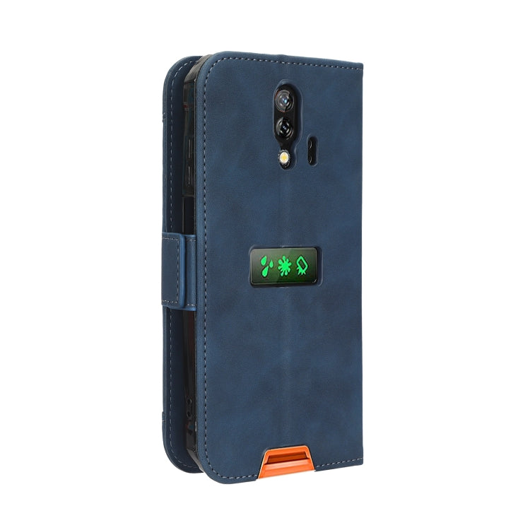 For Blackview BV7200 Skin Feel Calf Texture Card Slots Leather Phone Case(Blue) - More Brand by PMC TechLife | Online Shopping South Africa | PMC TechLife | Buy Now Pay Later Mobicred