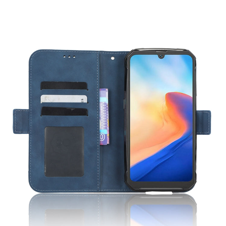 For Blackview BV7200 Skin Feel Calf Texture Card Slots Leather Phone Case(Blue) - More Brand by PMC TechLife | Online Shopping South Africa | PMC TechLife | Buy Now Pay Later Mobicred