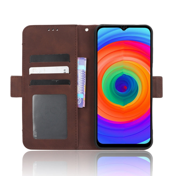 For Ulefone Note 14 Skin Feel Calf Texture Card Slots Leather Phone Case(Brown) - free shipping - PMC Jewellery - Order now!