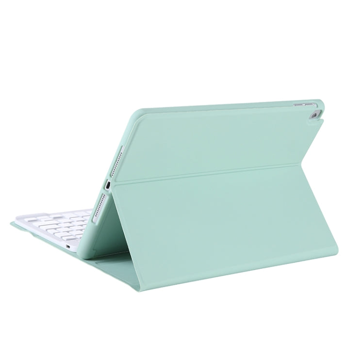T11B 2020 For iPad Air 4 / Air 5 / Pro 11 inch 2022 / 2021 / 2020 / 2018 TPU Candy Color Ultra-thin Bluetooth Keyboard Tablet Case with Stand & Pen Slot(Light Green) - Universal by PMC Jewellery | Online Shopping South Africa | PMC Jewellery | Buy Now Pay Later Mobicred