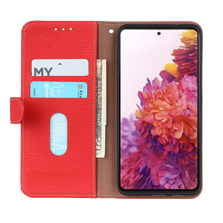 For Sony Xperia 1 IV KHAZNEH Litchi Genuine Leather Phone Case(Red) - Sony Cases by PMC TechLife | Online Shopping South Africa | PMC TechLife | Buy Now Pay Later Mobicred