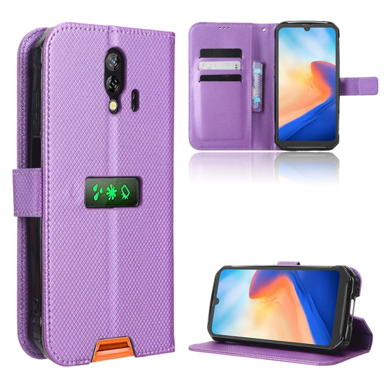For Blackview BV7200 Diamond Texture Leather Phone Case(Purple) - More Brand by PMC TechLife | Online Shopping South Africa | PMC TechLife | Buy Now Pay Later Mobicred