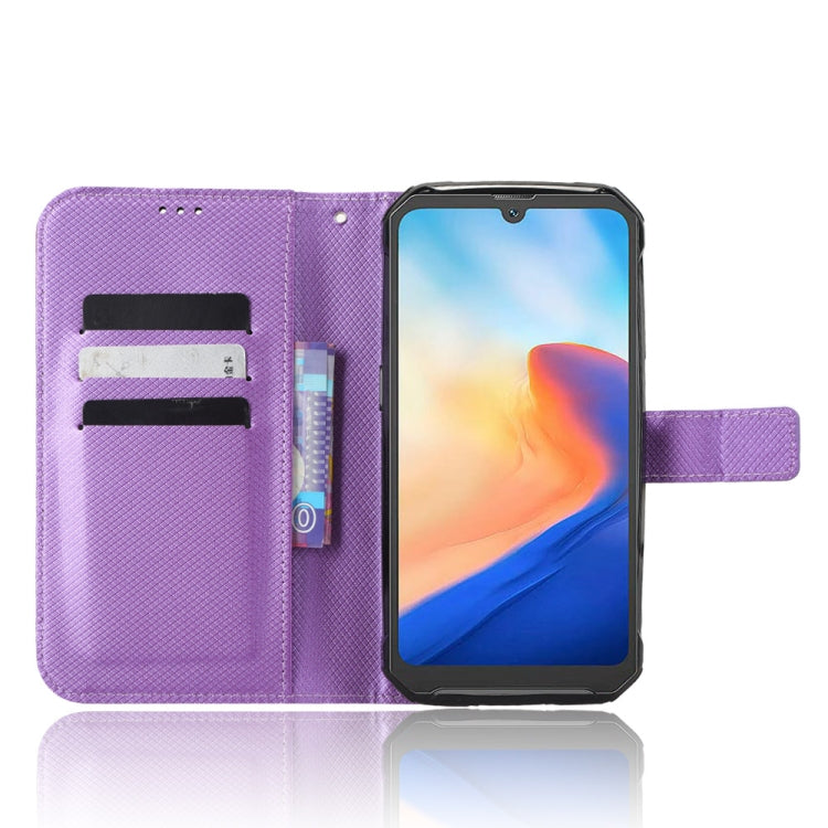 For Blackview BV7200 Diamond Texture Leather Phone Case(Purple) - More Brand by PMC TechLife | Online Shopping South Africa | PMC TechLife | Buy Now Pay Later Mobicred