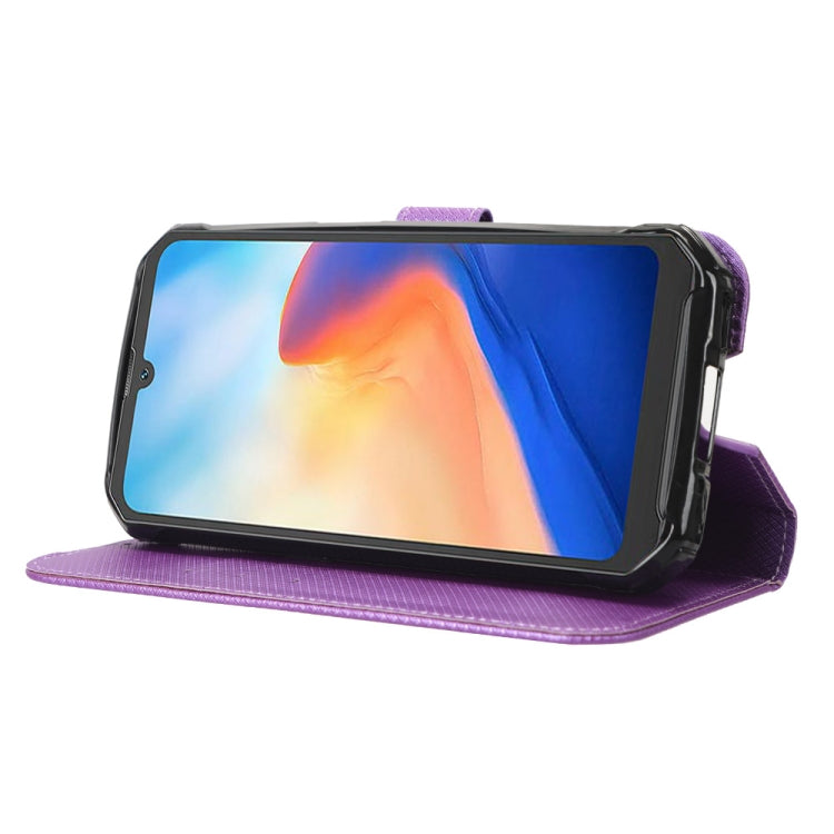 For Blackview BV7200 Diamond Texture Leather Phone Case(Purple) - More Brand by PMC TechLife | Online Shopping South Africa | PMC TechLife | Buy Now Pay Later Mobicred