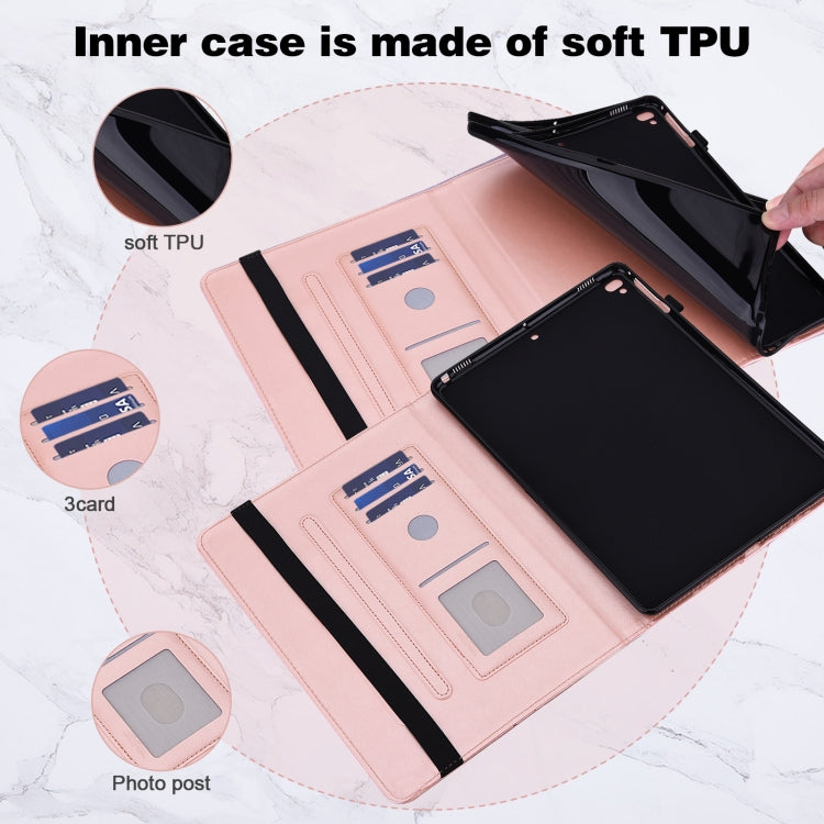 For Lenovo Tab M8 4th Gen Embossed Butterfly Pattern Leather Tablet Case(Pink) - Lenovo by PMC TechLife | Online Shopping South Africa | PMC TechLife | Buy Now Pay Later Mobicred