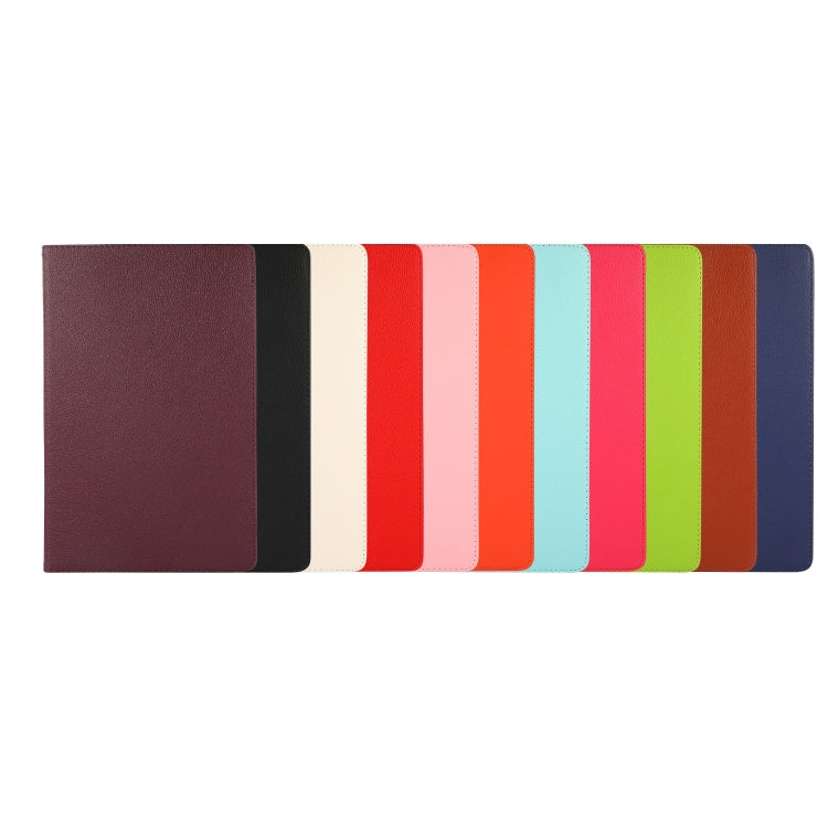 For Huawei Matepad SE 10.4 360 Degree Rotation Litchi Texture Tablet Leather Case(White) - Huawei Cases by PMC TechLife | Online Shopping South Africa | PMC TechLife