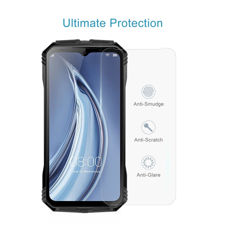 For Doogee S100 50pcs 0.26mm 9H 2.5D Tempered Glass Film - For Doogee by PMC TechLife | Online Shopping South Africa | PMC TechLife | Buy Now Pay Later Mobicred
