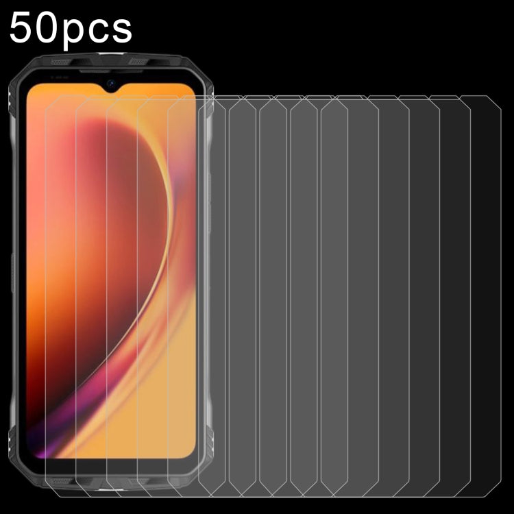 For Doogee V Max 50pcs 0.26mm 9H 2.5D Tempered Glass Film - For Doogee by PMC TechLife | Online Shopping South Africa | PMC TechLife | Buy Now Pay Later Mobicred