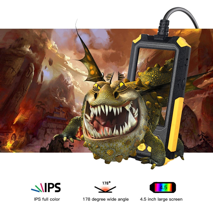 P50 4.5 inch Dual Camera with Screen Endoscope, Length:2m Hard Line(5.5mm) - free shipping - PMC Jewellery - Order now!