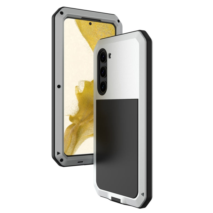 For Samsung Galaxy S23 5G RedPepper 360 Full Body Rugged Metal Life Waterproof Phone Case(Silver) - Galaxy S23 5G Cases by RedPepper | Online Shopping South Africa | PMc TechLife | Buy Now Pay Later Mobicred