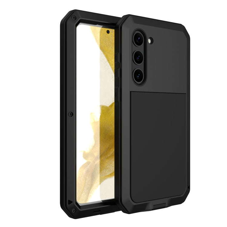 For Samsung Galaxy S23+ 5G RedPepper 360 Full Body Rugged Metal Life Waterproof Phone Case(Black) - Galaxy S23+ 5G Cases by RedPepper | Online Shopping South Africa | PMc TechLife | Buy Now Pay Later Mobicred