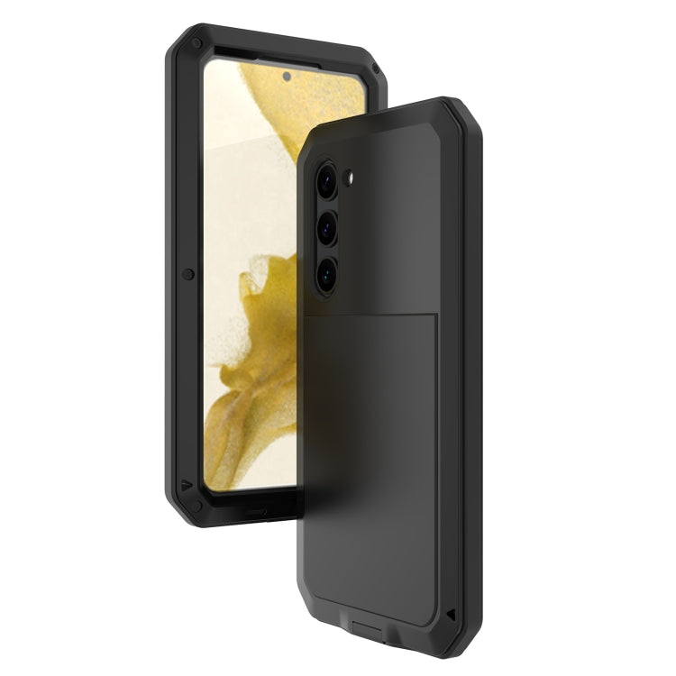 For Samsung Galaxy S23+ 5G RedPepper 360 Full Body Rugged Metal Life Waterproof Phone Case(Black) - Galaxy S23+ 5G Cases by RedPepper | Online Shopping South Africa | PMc TechLife | Buy Now Pay Later Mobicred