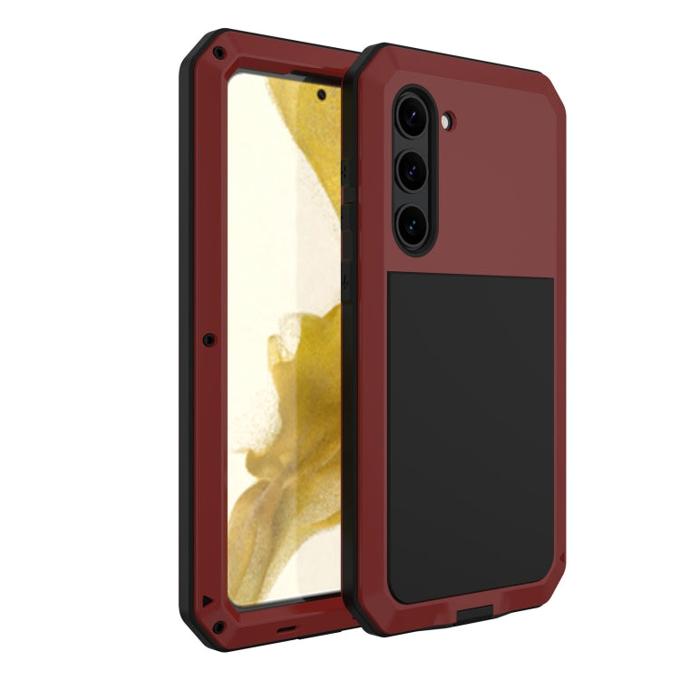 For Samsung Galaxy S23+ 5G RedPepper 360 Full Body Rugged Metal Life Water-resistant Phone Case(Red) - free shipping - PMc TechLife - Order now!