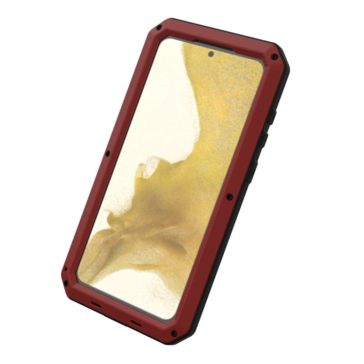 For Samsung Galaxy S23+ 5G RedPepper 360 Full Body Rugged Metal Life Water-resistant Phone Case(Red) - free shipping - PMc TechLife - Order now!