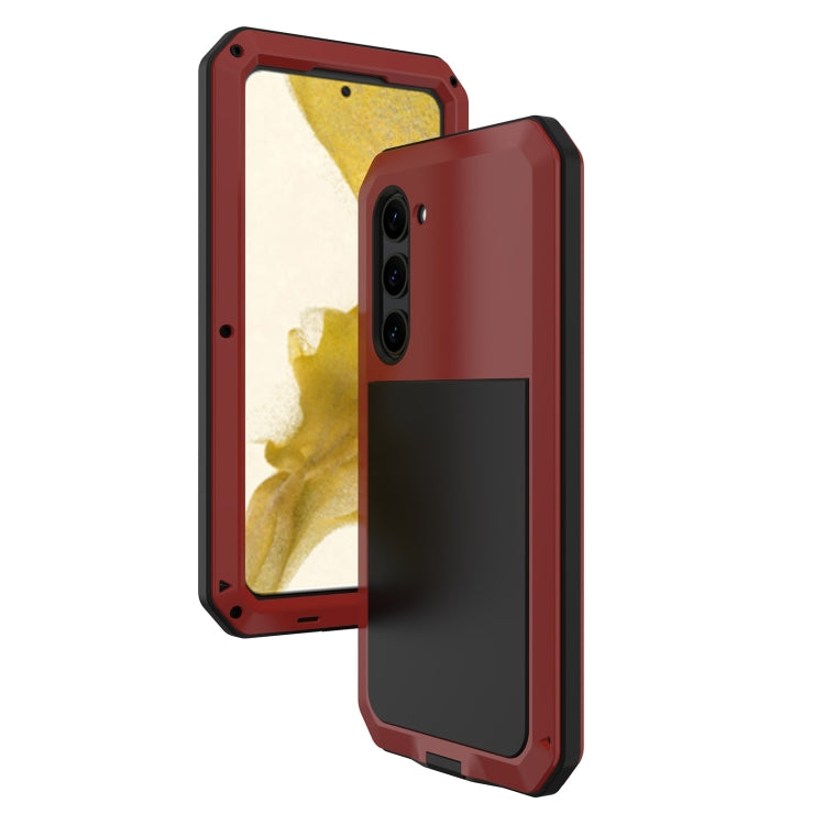 For Samsung Galaxy S23+ 5G RedPepper 360 Full Body Rugged Metal Life Water-resistant Phone Case(Red) - free shipping - PMc TechLife - Order now!