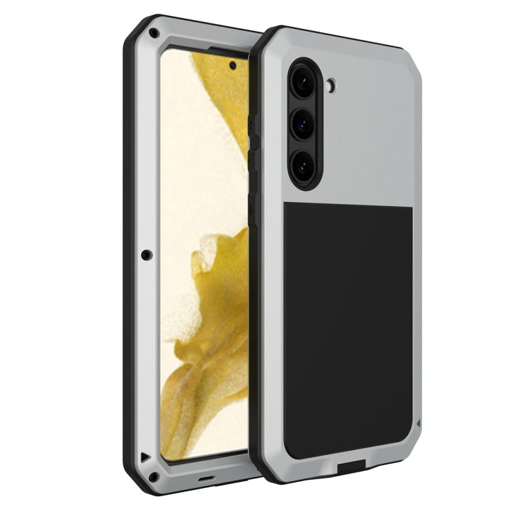 For Samsung Galaxy S23+ 5G RedPepper 360 Full Body Rugged Metal Life Waterproof Phone Case(Silver) - free shipping - PMc TechLife - Order now!