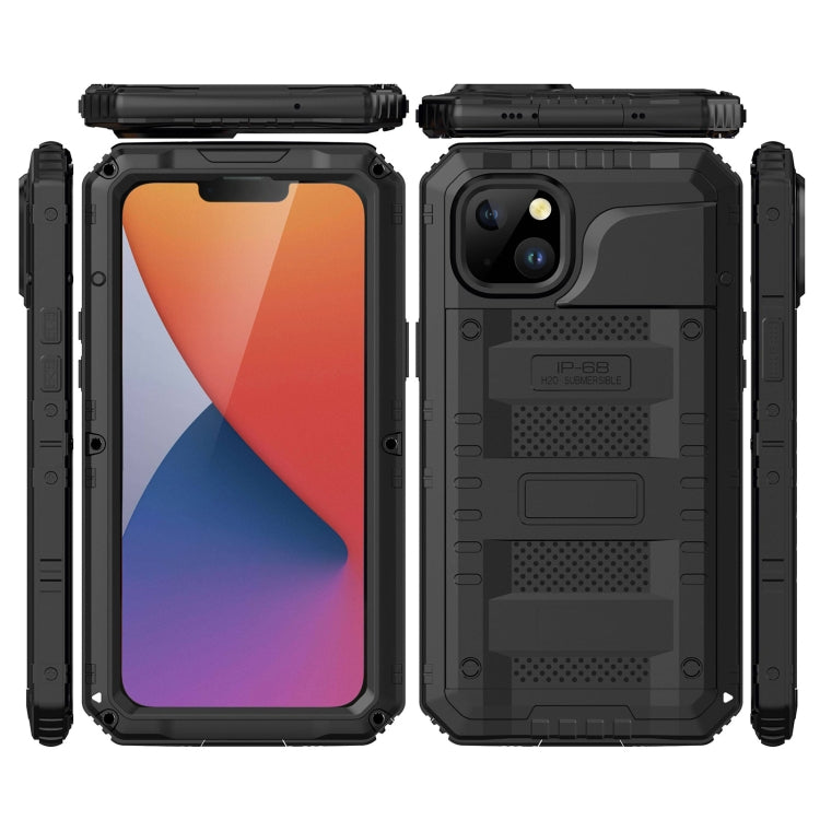 For iPhone 14 Plus RedPepper Wolf 360 Full Body Rugged Life Waterproof Phone Case(Black) - free shipping - PMc TechLife - Order now!