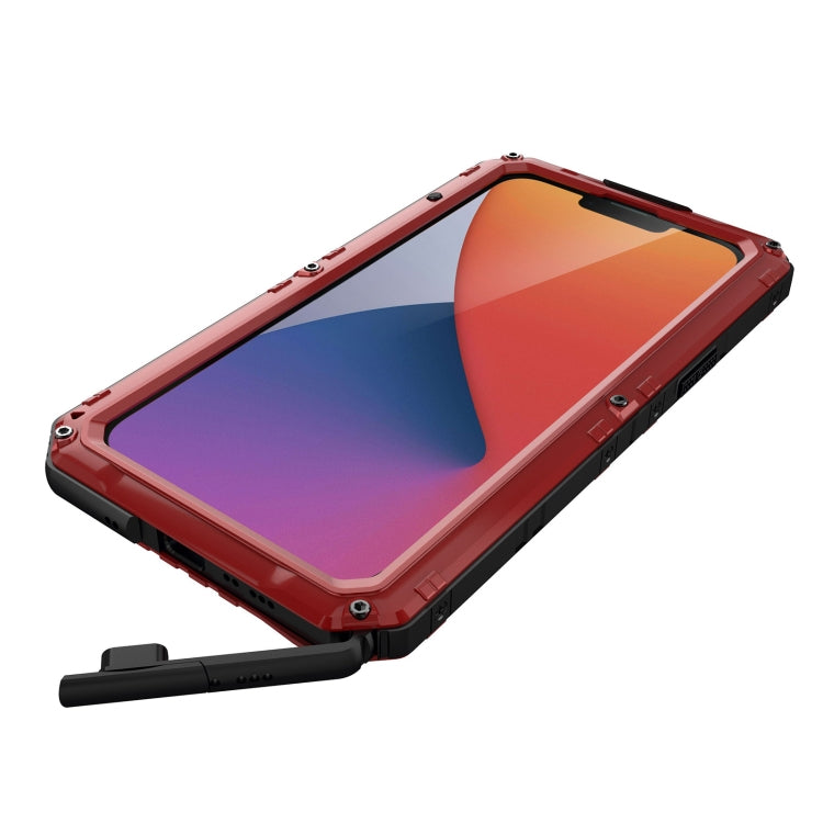 For iPhone 14 Plus RedPepper Wolf 360 Full Body Rugged Life Waterproof Phone Case(Red) - iPhone 14 Plus Cases by RedPepper | Online Shopping South Africa | PMc TechLife | Buy Now Pay Later Mobicred