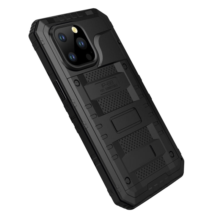 For iPhone 14 Pro RedPepper Wolf 360 Full Body Rugged Life Waterproof Phone Case(Black) - iPhone 14 Pro Cases by RedPepper | Online Shopping South Africa | PMc TechLife | Buy Now Pay Later Mobicred