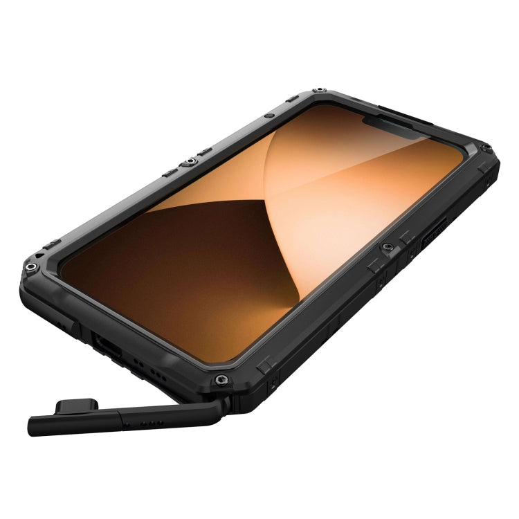 For iPhone 14 Pro RedPepper Wolf 360 Full Body Rugged Life Waterproof Phone Case(Black) - iPhone 14 Pro Cases by RedPepper | Online Shopping South Africa | PMc TechLife | Buy Now Pay Later Mobicred