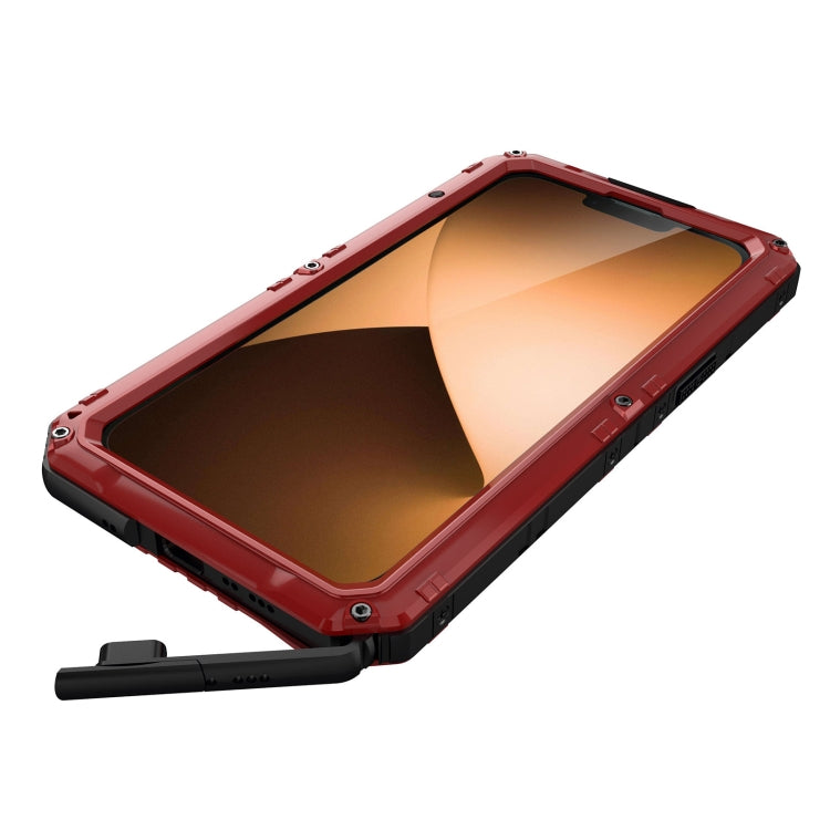 For iPhone 14 Pro RedPepper Wolf 360 Full Body Rugged Life Waterproof Phone Case(Red) - iPhone 14 Pro Cases by RedPepper | Online Shopping South Africa | PMc TechLife | Buy Now Pay Later Mobicred