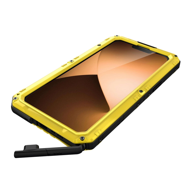 For iPhone 14 Pro Max RedPepper Wolf 360 Full Body Rugged Life Waterproof Phone Case(Yellow) - free shipping - PMc TechLife - Order now!