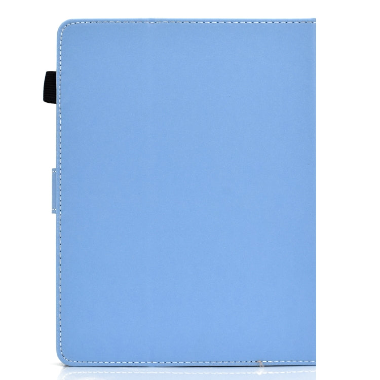 For 10 inch Solid Color Tablet PC Universal Magnetic Horizontal Flip Leather Case with Card Slots & Holder(Blue) - 10 - 11 inch by PMC TechLife | Online Shopping South Africa | PMC TechLife | Buy Now Pay Later Mobicred