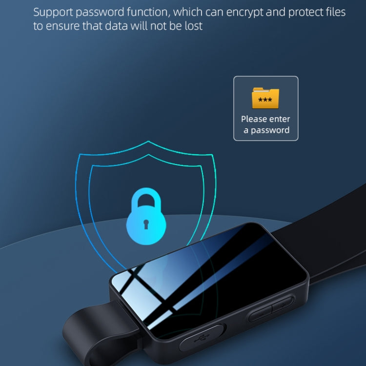 JNN K5 Voice Recorder with Lanyard, Capacity:8GB(Grey) - Recording Pen by PMC TechLife | Online Shopping South Africa | PMC TechLife | Buy Now Pay Later Mobicred