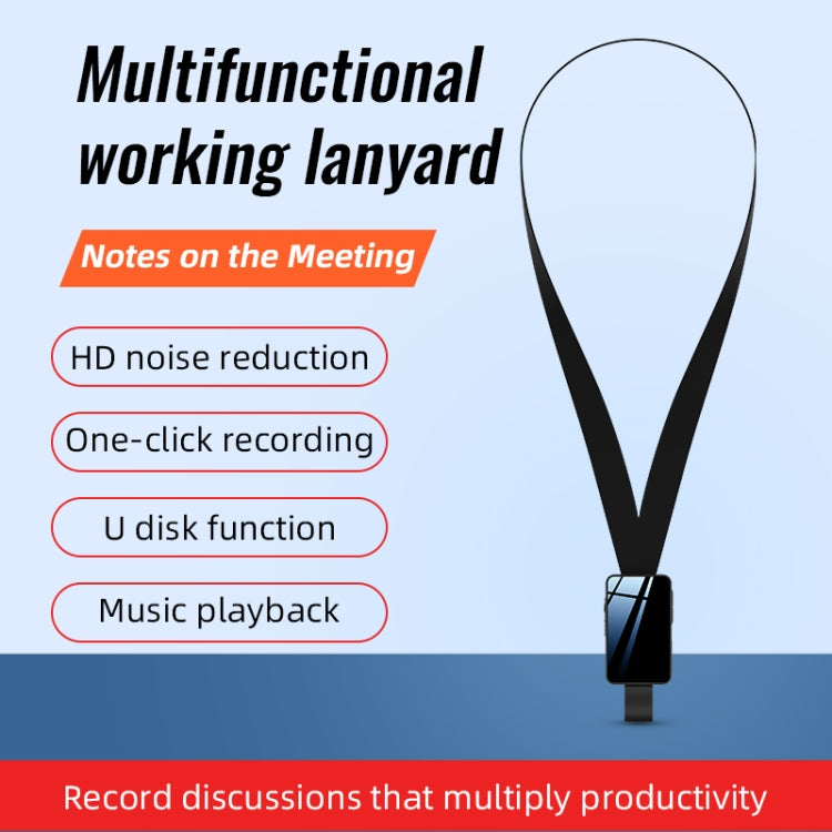 JNN K5 Voice Recorder with Lanyard, Capacity:32GB(Grey) - Recording Pen by PMC TechLife | Online Shopping South Africa | PMC TechLife | Buy Now Pay Later Mobicred