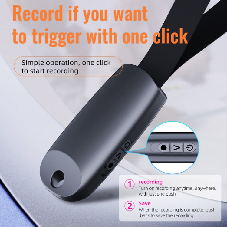 JNN S26 Smart Digital Noise Canceling Voice Recorder with Lanyard, Capacity:16GB(Black) - Recording Pen by JNN | Online Shopping South Africa | PMC TechLife | Buy Now Pay Later Mobicred