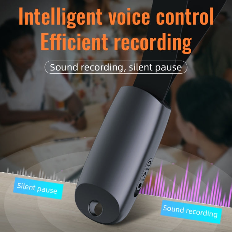 JNN S26 Smart Digital Noise Canceling Voice Recorder with Lanyard, Capacity:16GB(Black) - Recording Pen by JNN | Online Shopping South Africa | PMC TechLife | Buy Now Pay Later Mobicred