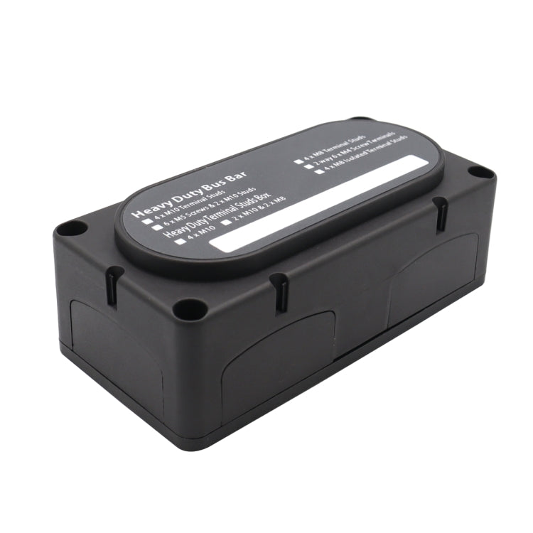 CP-3087-01 100A 48V 12-way M6 Terminal Busbar(Black) - Booster Cable & Clip by PMC TechLife | Online Shopping South Africa | PMC TechLife | Buy Now Pay Later Mobicred