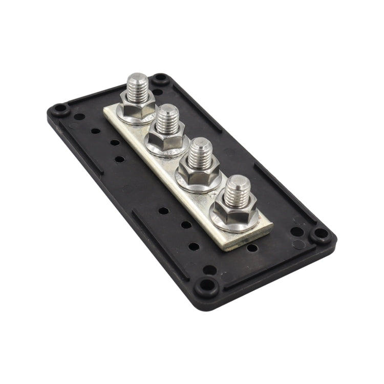 CP-3088-01 300A 48V 4-way M10 Terminal Busbar(Black) - Booster Cable & Clip by PMC TechLife | Online Shopping South Africa | PMC TechLife | Buy Now Pay Later Mobicred