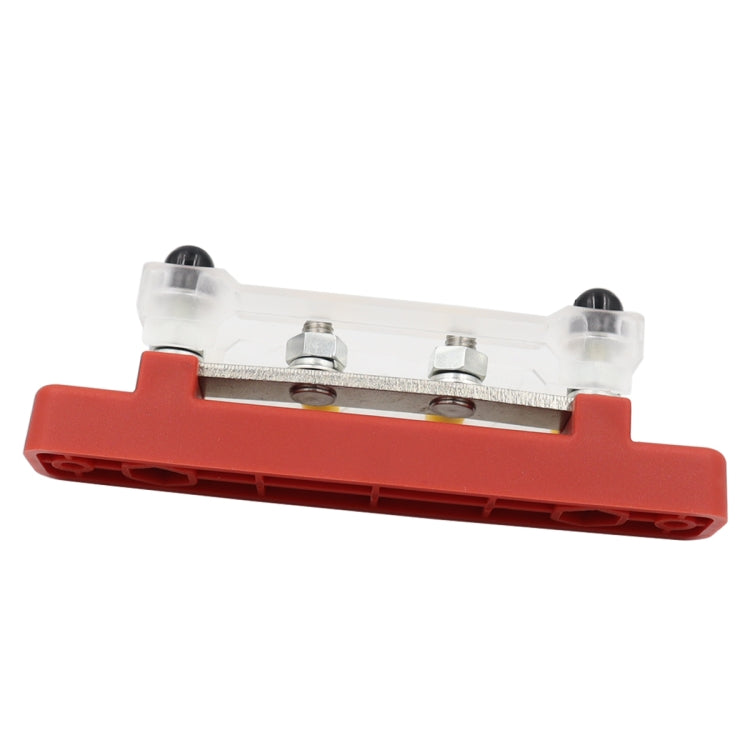 CP-3118 150A 12-48V RV Yacht Single-row 2-way Busbar with 4pcs Terminals(Red) - Booster Cable & Clip by PMC TechLife | Online Shopping South Africa | PMC TechLife | Buy Now Pay Later Mobicred