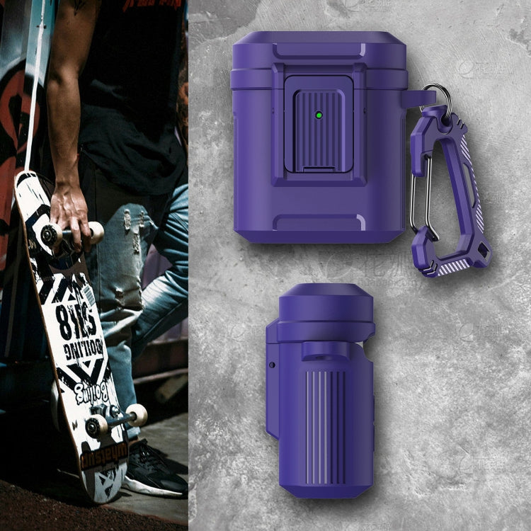 For AirPods 1 / 2 Earphone TPU + PC Protective Case(Dark Green) - For AirPods 1/2 by PMC Jewellery | Online Shopping South Africa | PMC Jewellery | Buy Now Pay Later Mobicred