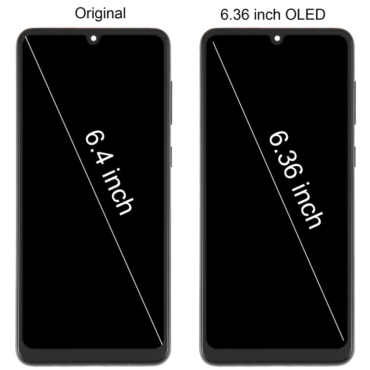 For Samsung Galaxy A33 5G SM-A336 6.36 inch OLED LCD Screen Digitizer Full Assembly with Frame(Black) - free shipping - PMc TechLife - Order now!
