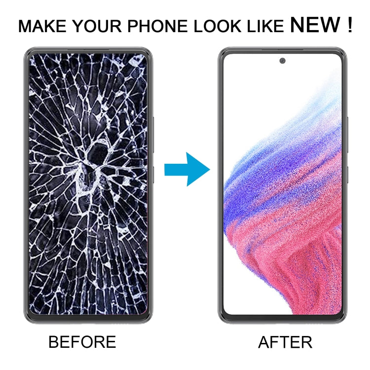For Samsung Galaxy A53 5G SM-A536 6.48 inch OLED LCD Screen Digitizer Full Assembly with Frame (White) - free shipping - PMc TechLife - Order now!