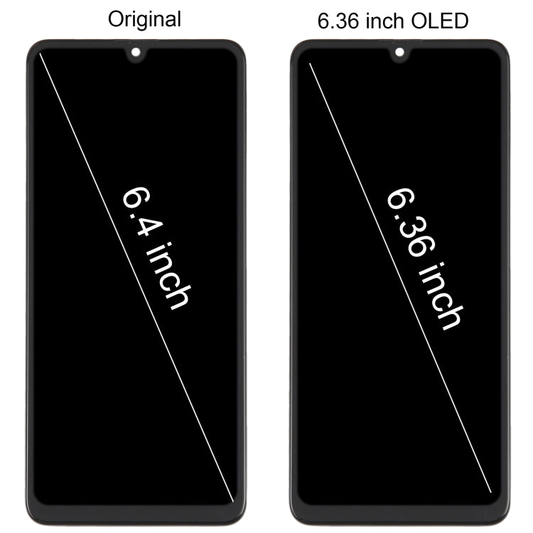 For Samsung Galaxy A32 4G SM-A325 OLED LCD Screen Digitizer Full Assembly with Frame - free shipping - PMc TechLife - Order now!