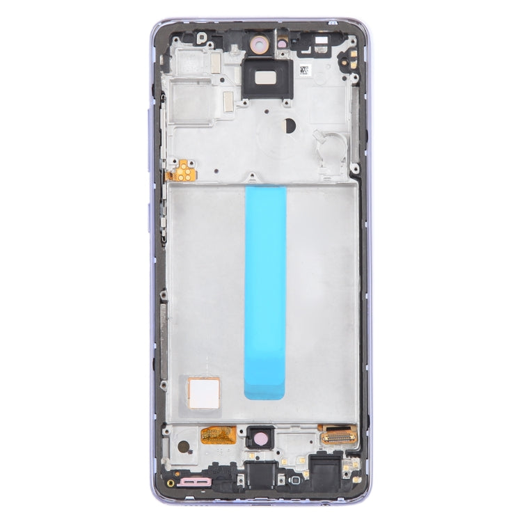 For Samsung Galaxy A52 4G SM-A525 6.43 inch OLED LCD Screen Digitizer Full Assembly with Frame (Purple) - free shipping - PMc TechLife - Order now!