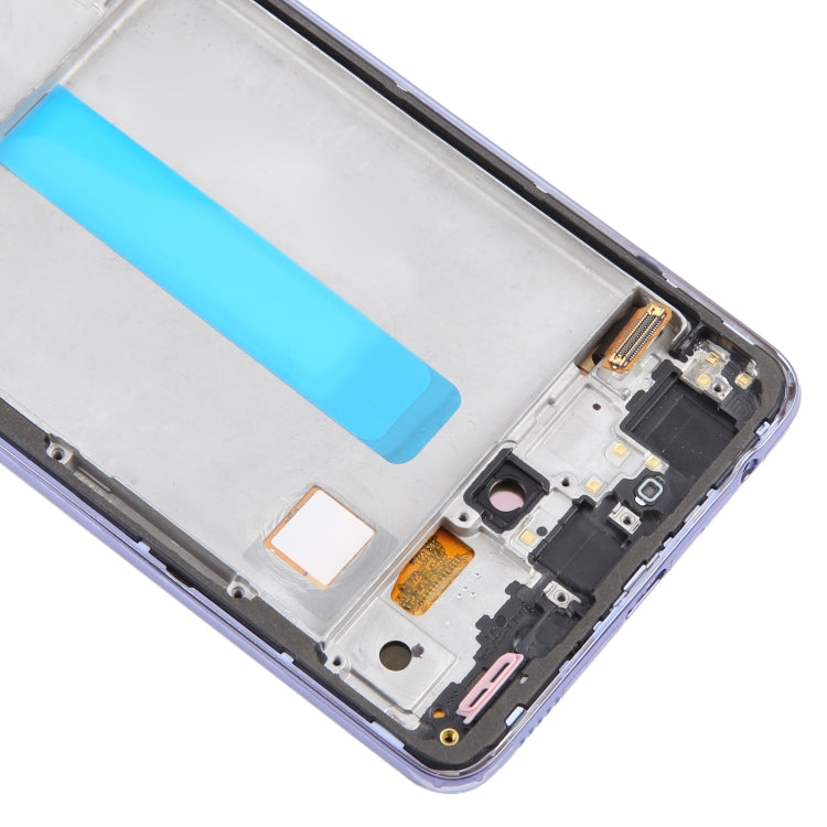 For Samsung Galaxy A52 4G SM-A525 6.43 inch OLED LCD Screen Digitizer Full Assembly with Frame (Purple) - free shipping - PMc TechLife - Order now!