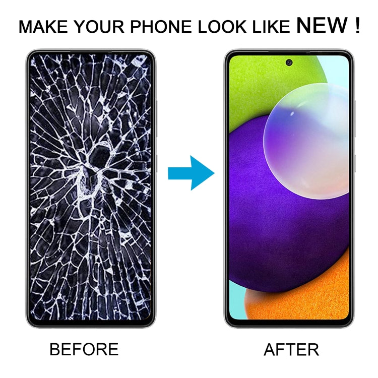 For Samsung Galaxy A52 4G SM-A525 6.43 inch OLED LCD Screen Digitizer Full Assembly with Frame (Purple) - free shipping - PMc TechLife - Order now!