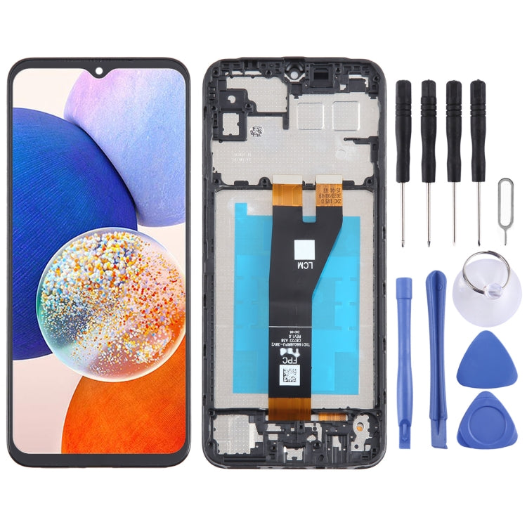 For Samsung Galaxy A14 5G SM-A146P LCD Screen Digitizer Full Assembly with Frame - free shipping - PMc TechLife - Order now!